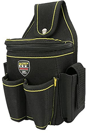 JTRHD Werkzeugtasche mit verstellbarem Gürtel Oxford Tuch Multifunktionale Elektriker Werkzeug Taille Taille Gürtel Lagerung für Garten, Haus (Farbe : Black, Size : Type A)