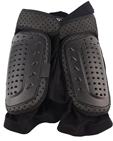 ANKROYU Pantalones Deportivos Multifunción con Protección para La Cadera, Pantalones Cortos Acolchados para Ciclismo, Pantalones con Protección para La Cadera para Ciclismo, Pantalones con(L)