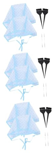 FRCOLOR Lot de 18 bonnets de coloration pour cheveux en - Accessoires de coloration pour cheveux - Bonnet de vernis à cheveux - Bonnet de surbrillance - Tenue au - Bonnet de