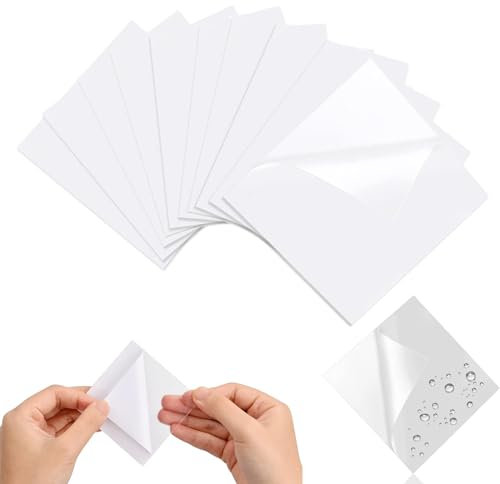 Aoiuenok Reparatur Pool Flicken, 10 Stück Pool Flicken PVC,Pool Kleber Selbstklebende Reparaturflicken,Pool Patches,für Wasserbett, Pool, Poolfolie, Planschbecken, Luftmatratze