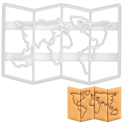 World Map Cookie Cutter, 1 piece - Bakerlogy