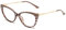 OHYER Vintage Blaulichtfilter Brille Damen Katzenaugen Brille ohne Stärke mit Blaulichtfilter Lesebrille Hipsterbrille Brille Ohne Stärke Katzenauge PC-Material Dekorativ Langlebig Solide (Apricot)