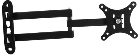 DOITOOL Slim Tv Wall Mount Extension Arm Swivel and Tilt Wall Bracket for Lcd Monitors Safety Straps Included