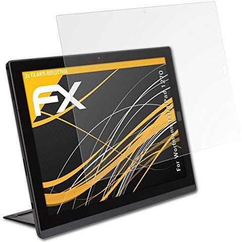 atFoliX Protecteur d'écran compatible avec Wortmann Terra Pad 1270 Film Protection d'écran, antiréfléchissant et absorbant les chocs FX Film Protecteur (2X)