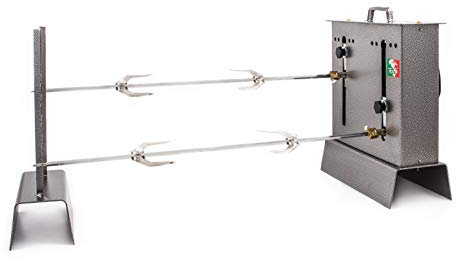 Asador Giratorio Para Chimenea o Barbacoa, Eléctrico, Capacidad 12 Kilogramos