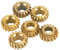 RiToEasysports Guitar Tuning Gears, Tuning Peg Gear Machine Heads Gear Guitar Gear Ejes de Guitarra Gears Hexagonal (4 mm) Open Hole Gears Partes de Guitarra 6pcs para Guitarra clásica