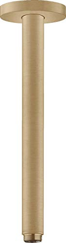 hansgrohe Deckenanschluss S für Regendusche, Anschluss Kopfbrause 30 cm, Brushed Bronze