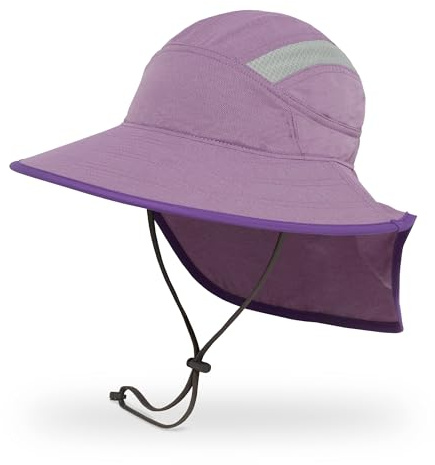 Sunday Afternoons Kids’ Ultra Adventure Hat, Toddler Sun Hat with Neck Flap for Girls and Boys, UPF 50+ Sun Protection, Outdoor Cover, Perfect for Hiking, Lavender, M