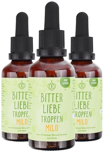 BitterLiebe® Bitter Spray 50 ml Set of 3 I Bitter Drops from Die Höhle der Löwen I Hildegard von Bingen, Bitter Herbs