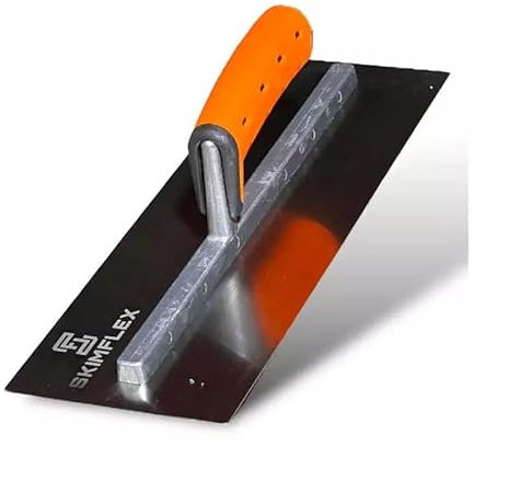 Plastering Finishing Trowel Cement Concrete 14 Skimflex 007 Finishing Soft Grip Plasterers Skim Blade Stainless Steel Skimming Rendering Tools (14 355mm)