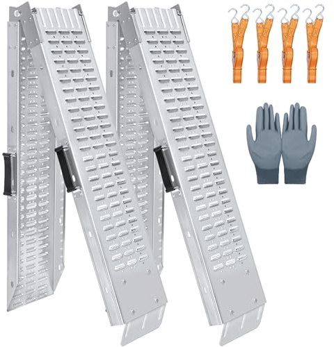 Arejonner 199,9 cm L × 21,8 cm B Stahl-Laderampe (2 Stück)