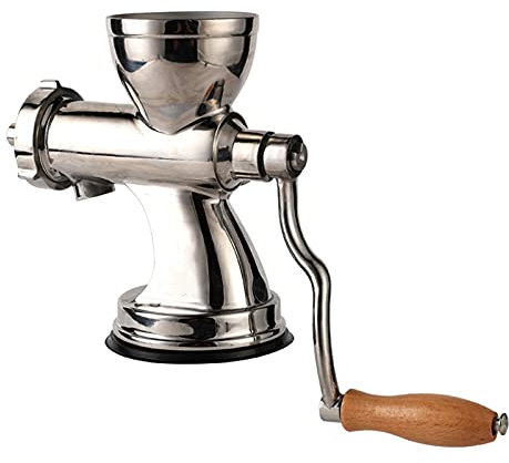 Manual Wheatgrass Juicer, Stainless Steel Wheatgrass Manual Juicer Heavy Duty with Suction Cup Base, Home DIY Kitchen Tool, for Soft Fruit Vegetable Leafy Green