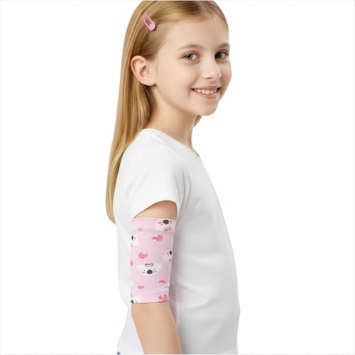 MENURSY PICC Line Cover - Protector de manga fundida para brazos, suministro de lactancia ultrasuave para heridas en el codo con junta de silicona antideslizante, cómodo protector IV y yeso para niños