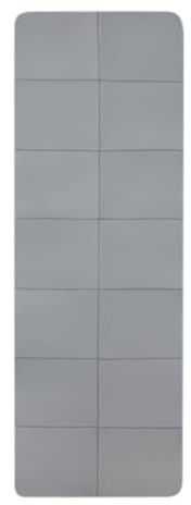 Estera de ejercicio, estera de yoga antideslizante plegable, almohadilla de piso de pilates con superficie antideslizante para estabilidad y comodidad, ideal para hombres y mujeres, entrenamie