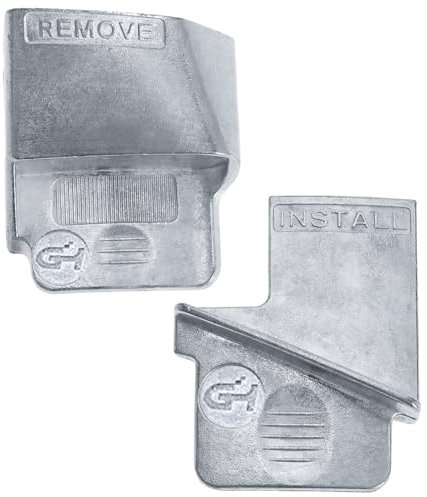 FAELNK 2 PCS Dispositivo di Rimozione della Cinghia Elastica Strumenti per la Rimozione/Installazione della Cinghia Elastica Attrezzo Montaggio Cinghia Elastica Argento Attrezzi per Veicoli