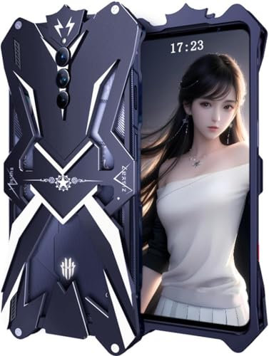 TECSHINE Gaming Metal Phone Case for REDMAGIC 8 Pro+ 5G. Cover for Nubia Red Magic 8 Pro Plus