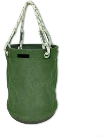 Seau utilitaire robuste avec design robuste, parfait pour les électriciens, les jardiniers, et plus encore (vert)