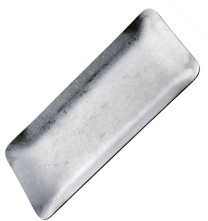 WEKAMOS Bandeja para Pañuelos de Metal Plata Fácil de Limpiar Diseño Vintage para Hotel y Fiesta como Organizador Elegante y Práctico