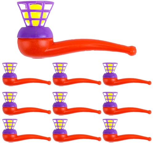 Classic Blow Pipe Challenge - Professional Premium Pneumatic Floating Sphere Set, Balancing Activity Stress Relief Interactive Entertainment for Children Party Favor Birthday Gift Classroom Prize Port