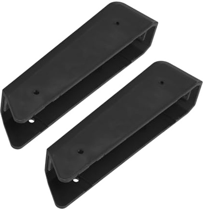TOPPERFUN Supporto Modulare per Bilancia da Cucina Nero in Plastica con Montaggio a Parete e Adesivo per Organizzazione Salvaspazio in Dispensa e Cucina