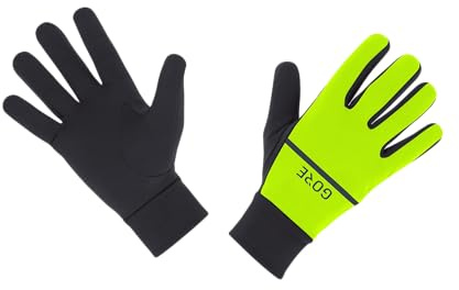 GOREWEAR R3 Gloves, Neon Yellow / Black, 9