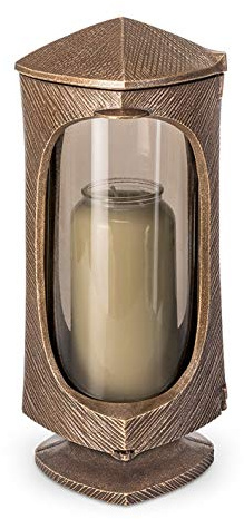 legendURN Grave Lantern Bronze in Several Colors | Grave Lantern or Lamp Bronze | Grave Decorations