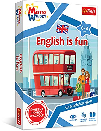 Trefl Le maître des connaissances anglais est un jeu éducatif amusant pour les enfants 6 - 9 ans