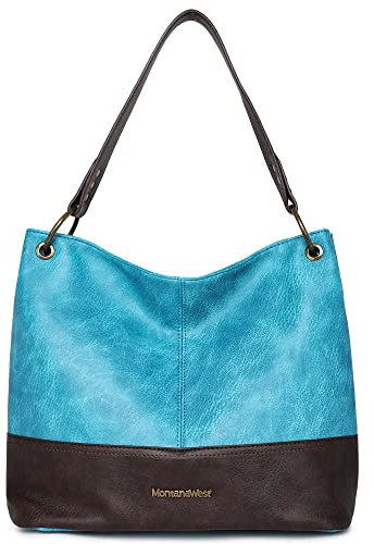 Montana West Purses for Women Hobo Bags Tote Handbags Shoulder Satchel Bag for Gift Travel Casual Work MWC-047TQ