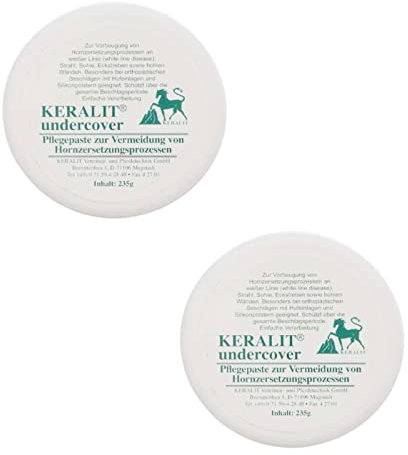 Keralit Undercover Hufpflegepaste für Pferde - Set - 2 x 235 ml Dose