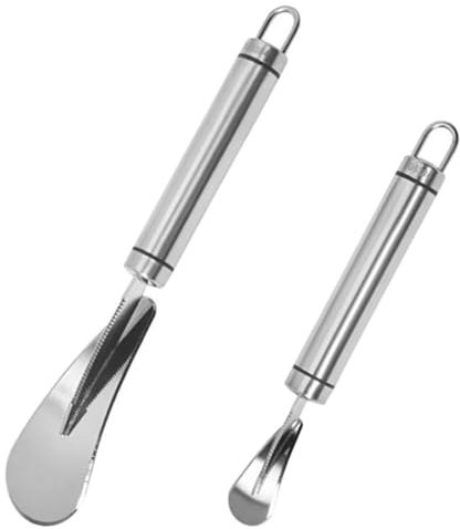 Alipis Outil D’épluchage de Pamplemousse en Acier Inoxydable, Lot de 2