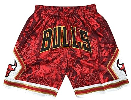 XYYYHTL Pantaloncini Basket Uomo Classico Shorts Traspirante Pantaloncini Loose Fit Aria Aperta Estivi Sportivi Basket Shorts