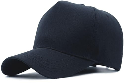 YAMEE Baseballkeps herr stort huvud High Crown, basebollkeps XXL dam bomull bred brim, skärmmössor män andningsbara, lastbilshattar justerbara