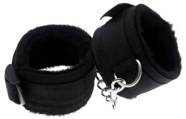 Manette Regolabili in Pelle di Alta qualità per Coppia Hot Hot (Nere)