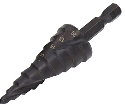 Hochgeschwindigkeits -Stahl -Spiralflöte -Stiefmaschinen -Bohrer Bit -Hex -Schaft mit Zwei Rillen Design für Metallholz -Kunststoffbohrungen 66 Mm 75 Mm (9 Stufen (4–20 mm))