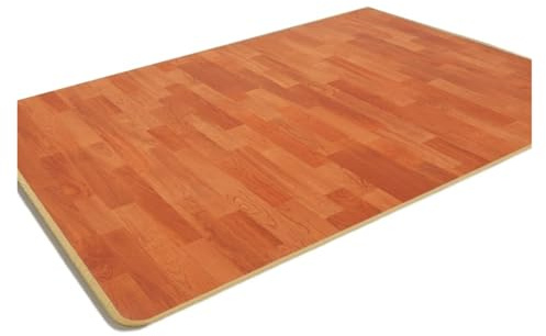 Estera De Calefacción Por Suelo Radiante Cristal Carbono, Alfombra Eléctrica Grafeno, Geotérmica, For El Hogar, Calefactor For Sala Estar Calentamiento RáPido(Dark wood grain,150x50cm)