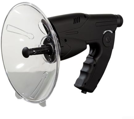 Bionisk öronparabolmikrofon med 8-vägs zoom för djur – elektronisk fågelinspelningsenhet med ljudförstärkning – perfekt för jakt och camping – robust ABS 36 x 25 x 8,5 cm