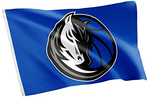 Dallas Mavericks Team NBA National Basketball Association 100% Polyester Indoor Outdoor 0,91 x 1,52 m Flagge (Flagge #1)