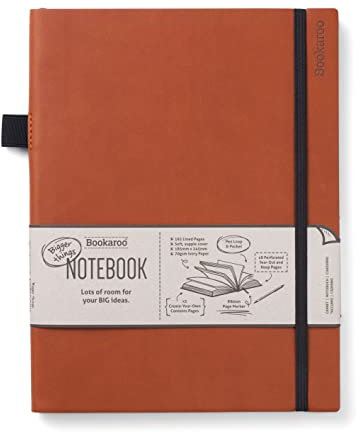 IF Bookaroo Bigger Things Carnet de notes Marron
