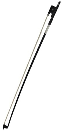principiante Práctica Arco Violín Arco de violín y viola arco de fibra de carbono negro arco especial para principiantes(Viola carbon fiber bow 11 inch)