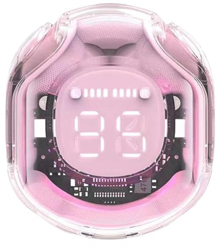 Auriculares inalámbricos con cancelación de ruido | Auriculares intrauditivos con pantalla digital, auriculares inalámbricos para teléfonos celulares, tabletas, portátiles, reproductores de