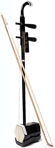GeekHouse Beginner Chinese 2 Strings Violin, Traditional National Instruments Erhu Phoneme Mark for Entry Level with Bow and Accessories (Paulownia Panel)