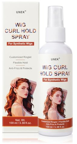 Spray per parrucche sintetiche – Definisce i ricci, riduce l'effetto crespo, dona volume e slancio, leggero e non appiccicoso – 100 ml
