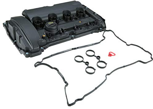 Frankberg Engine Cylinder Valve Cover with Gasket Compatible with M.i.n.i R55 R56 R57 Cooper S 1.6L 2006-2010 M.i.n.i R55 R56 R57 R58 R59 John Cooper Works 1.6L 2007-2015 Replace# 11127646555