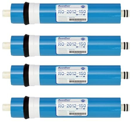 Membrana RO-2012-150 GPD ad alte prestazioni - serie residenziale - per impianti ad osmosi 4 PEZZI