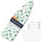 UDIANIS Ironing Board Cover Fit 122x38cm Board, Elastic Edge Padding Ironing Board Covers, Easy Fit and Scorch Resistant, Include 4 Fasteners and Protective Scorch Mesh Cloth