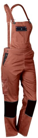Fashion Sécurité Salopette de Travail Femme Terracotta Résistante, Confortable et Tendance - Bricolage et Jardinage