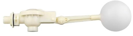 Gralara Valvola a sfera galleggiante con riempimento automatico, compatta, robusta, con braccio regolabile, controllo dell'acqua per acquario, vasca per, Dn15