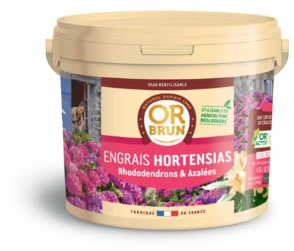 OR BRUN Engrais Hortensias - Seau 4L OBRECGHORTEN4