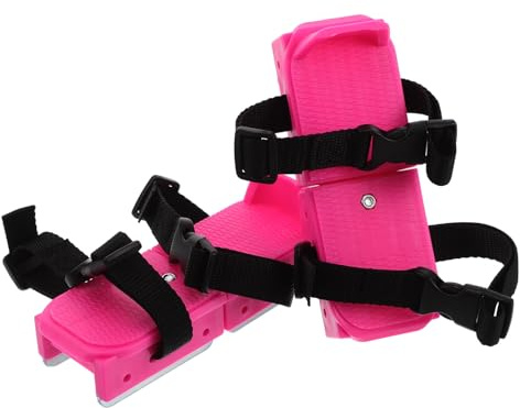 Gatuida Pattini da Ghiaccio Regolabili per Ragazzi, Mini Scarponi da Sci Compatti Invernali, Scarpe da Pattinaggio sulla Neve Guardie Protettive per Principianti