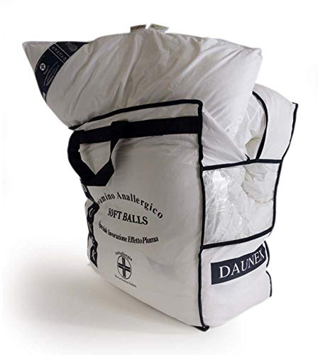 Edredón 250 x 200 Softballs de 4 estaciones Duo hipoalergénico doble efecto pluma
